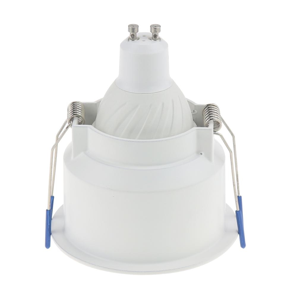 NO adjustable Ceiling Lamp Holder Bases Halogen Light Bracket Cup Aluminum LED Downlight GU10 MR16 spot light Bulb Lamp Holders