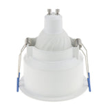 NO adjustable Ceiling Lamp Holder Bases Halogen Light Bracket Cup Aluminum LED Downlight GU10 MR16 spot light Bulb Lamp Holders