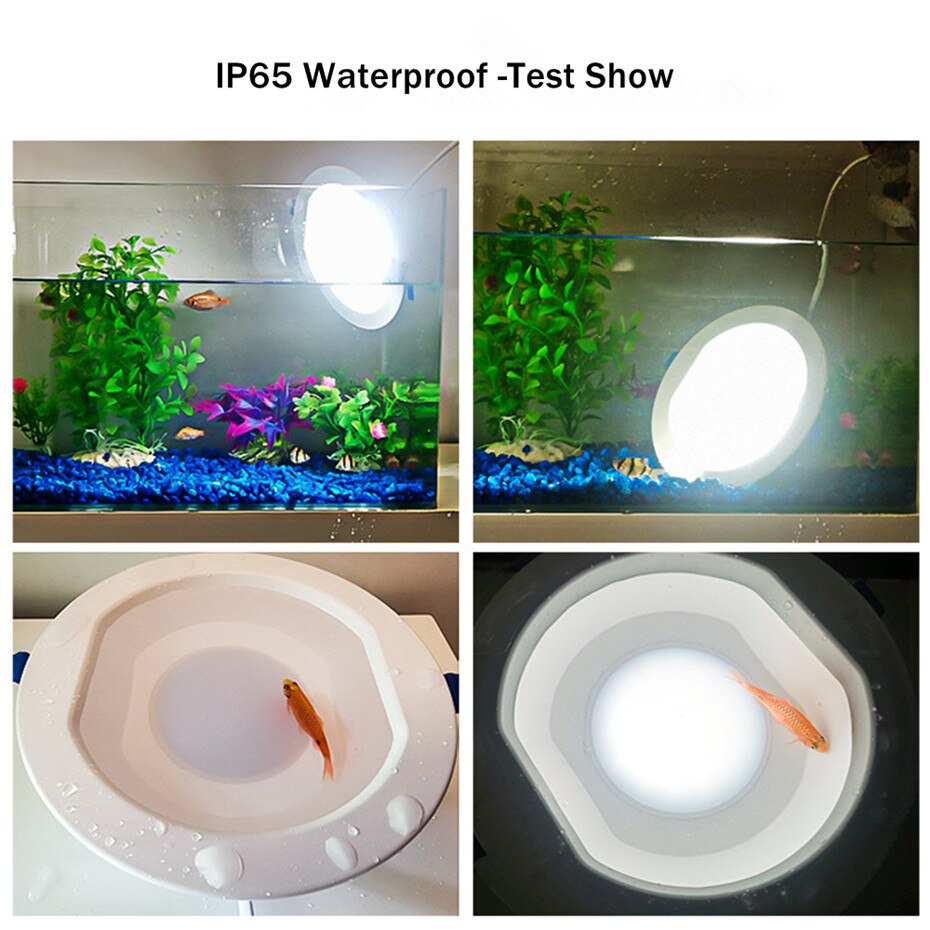 IP65 Waterproof LED Downlight 6W 13W 20W Round Recessed Lamp 220V 230V Led Bulb for Bathroom lights Indoor LED Spot Lights