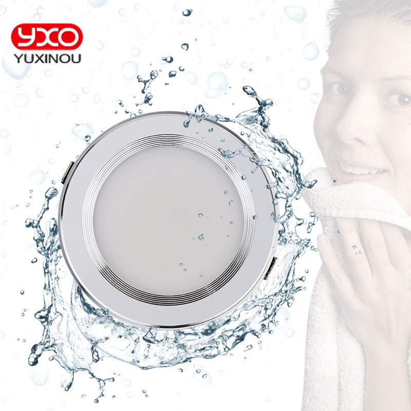 LED Waterproof IP65 AC 220V 1pcs 5W 7W 9W 12W 15W 30W Driverless dimmable LED down light SMD 5630/5730 LED downlight