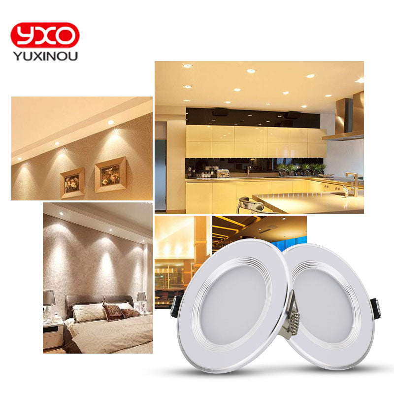 LED Waterproof IP65 AC 220V 1pcs 5W 7W 9W 12W 15W 30W Driverless dimmable LED down light SMD 5630/5730 LED downlight