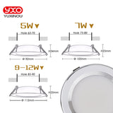 LED Waterproof IP65 AC 220V 1pcs 5W 7W 9W 12W 15W 30W Driverless dimmable LED down light SMD 5630/5730 LED downlight