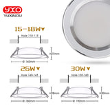 LED Waterproof IP65 AC 220V 1pcs 5W 7W 9W 12W 15W 30W Driverless dimmable LED down light SMD 5630/5730 LED downlight