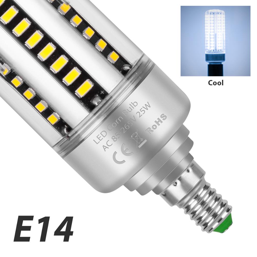 E27 Led Bulb 25W Corn Lights E14 LED Lampada AC 85-265V Indoor Lighting LED 220V Lamp Bulb SMD 5736 Downlight Super Bright Light