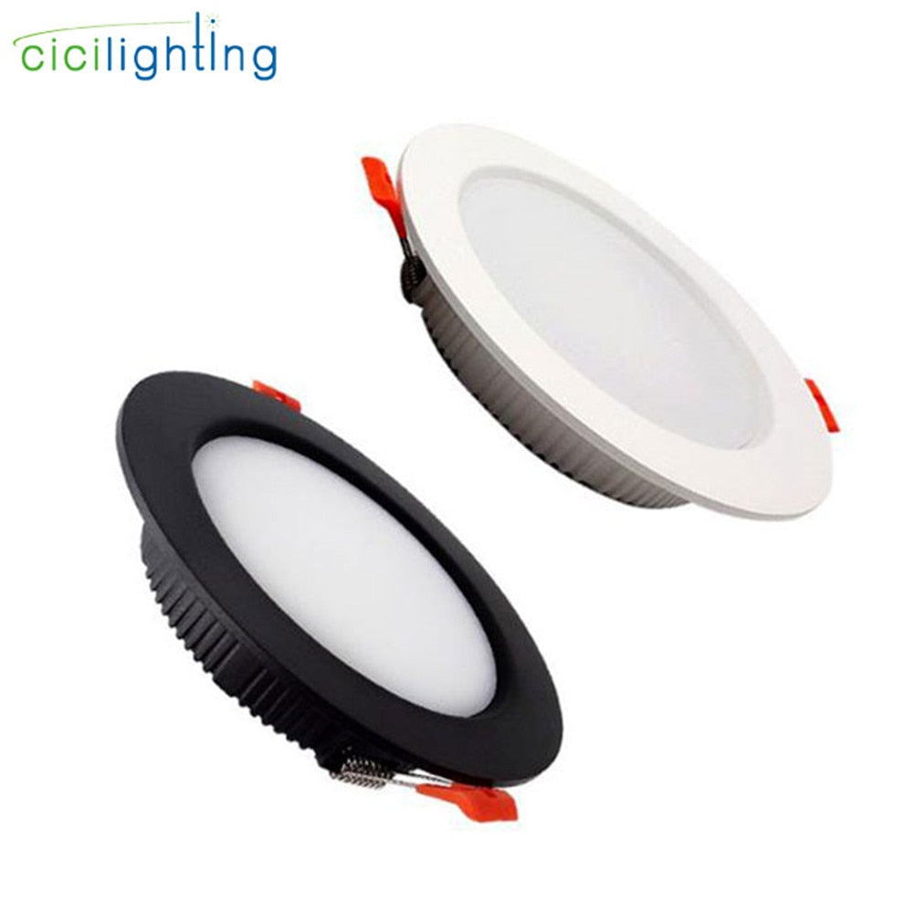LED Downlight 3W 5W 7W 9W 12W 15W 18W SMD led Recessed Ceiling Light Home Living Room Store Slim Downlight, Mini Panel Lamp