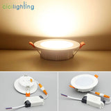 LED Downlight 3W 5W 7W 9W 12W 15W 18W SMD led Recessed Ceiling Light Home Living Room Store Slim Downlight, Mini Panel Lamp