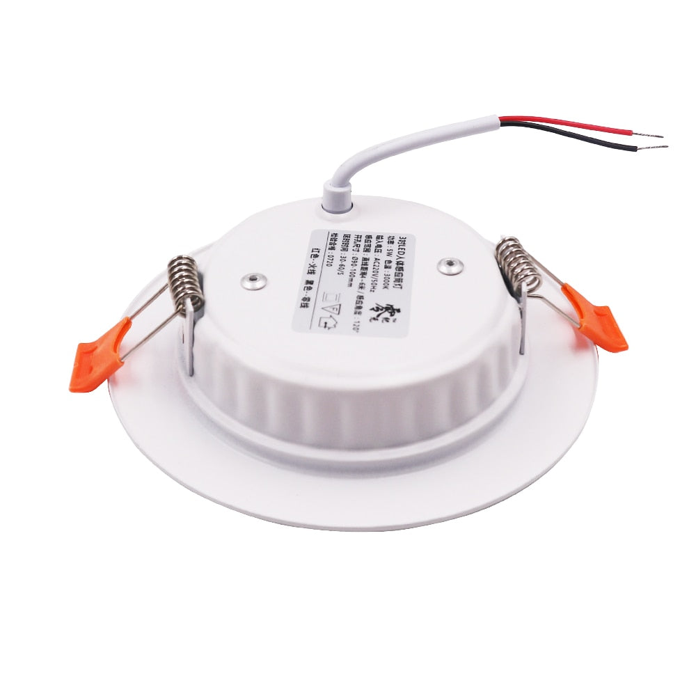 Led Downlight 220V Ceiling Light 3W 5W 9W 18W PIR Motion Sensor Recessed Down light Round Led Panel Light Spotlight Indoor Light