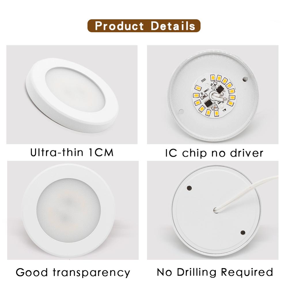 LED Downlight Mini Spot light Wall Surface Mounted Lamp 3W 5W 7W Panel Light Home Decor Cabinet Closet Indoor Lighting 220V 240V