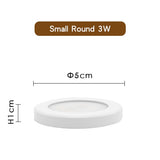 LED Downlight Mini Spot light Wall Surface Mounted Lamp 3W 5W 7W Panel Light Home Decor Cabinet Closet Indoor Lighting 220V 240V