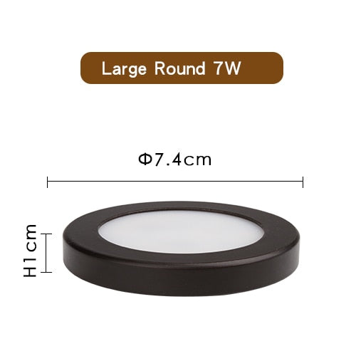 LED Downlight Mini Spot light Wall Surface Mounted Lamp 3W 5W 7W Panel Light Home Decor Cabinet Closet Indoor Lighting 220V 240V