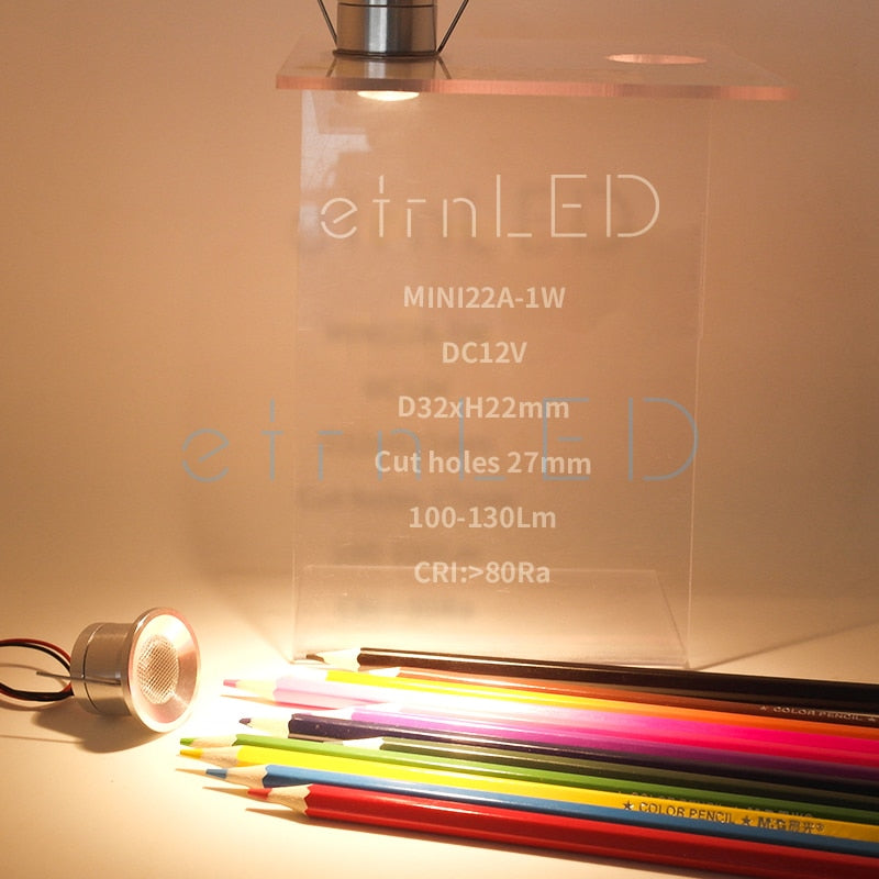 etrnLED Waterproof Led Spot Lights Outdoor IP65 DC12V Interior Kitchen Bathroom Lamp Bath Sauna Recessed Ceiling Downlight