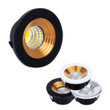 Spot LED Mini Cabinet Lights 110V 220V Downlight 35mm Cut Hole Ceiling Recessed Lamp For Jewelry Cabinet Display
