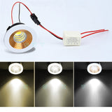 Spot LED Mini Cabinet Lights 110V 220V Downlight 35mm Cut Hole Ceiling Recessed Lamp For Jewelry Cabinet Display