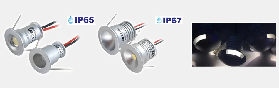 Dimmable Slim IP65 3W LED Spot Lighting Hotel Cabinet Ceiling Spot Lights Mini 12V 24V Downlight Living Room Dining Lamp