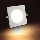 LED iron Spot Light white/black body square 9W 12W 15W LED downlight Recessed ceiling lamp 220V 230V cold white/warm white