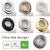 Dimmable LED Downlight 6 PCS 5W 7W Recessed Lamp Round Driveless Adjustable Spot Light Indoor Kitchen Bedroom Bulb AC 85V-265V