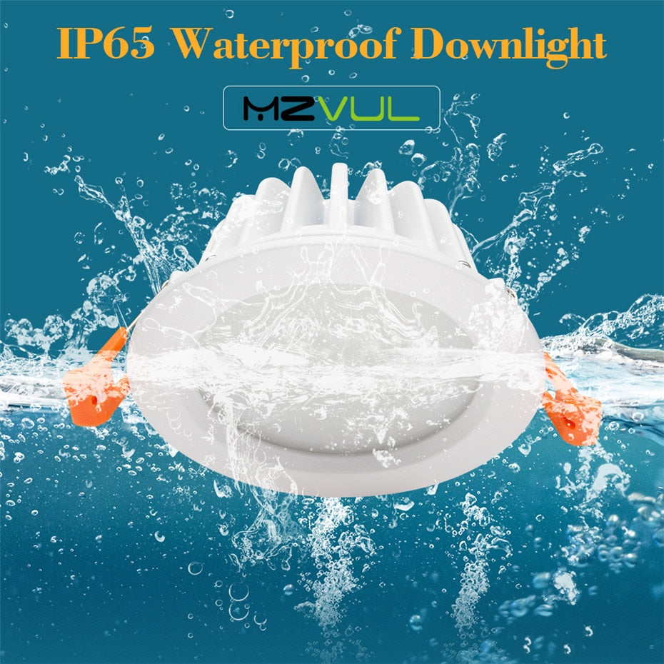 IP65 Waterproof Led Downlights 220V Leds Spot Lights 5W 7W 9W 12W 15W 110V Downlight Down Lights Lighting Fixture for Bathroom