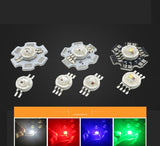 High Power LED Bead 5pcs 3W RGB RGBW with pcb Board led source, 4pin 6pin RGB red green blue led chip for stage light Downlight