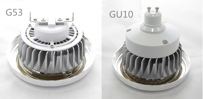 Super Bright AR111 15W COB LED Downlight AR111 QR111 G53 GU10 LED Bulb light Dimmable Led Lamp AC110V/220V/DC12V Spotlight