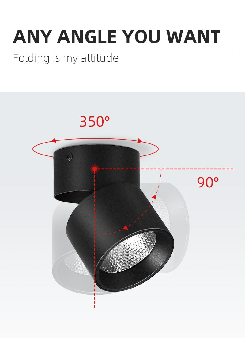 Mini Small LED Ceiling Lamp 220V Led Ceiling Lights 5/7/10/15/25W Led Downlight Spot Panel light for Living Room Bedroom