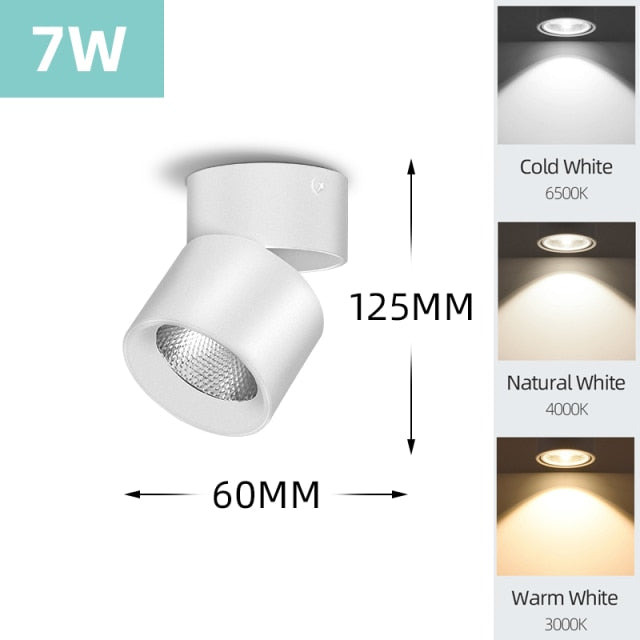 Mini Small LED Ceiling Lamp 220V Led Ceiling Lights 5/7/10/15/25W Led Downlight Spot Panel light for Living Room Bedroom