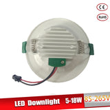 LED Downlight 3W 5W 9W 12W 15W 18W LED Ceiling Round Recessed 220V 230V 240V Bedroom Kitchen Indoor LED Panel Light