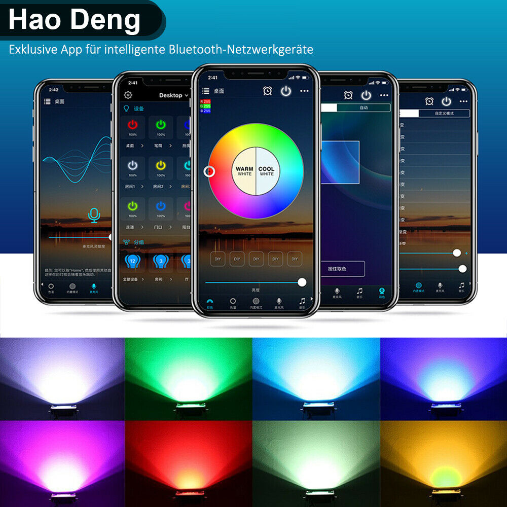 LED 10X 9W 5W RGB Warm Cool White 5in1 LED Ceiling Lamp DownLight WIFI/Bluetooth Spotlight APP/Music Remote Controller Timer Dimmer