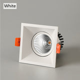 Super Bright Recessed square LED Dimmable Downlight COB 7W 10W 15W 18W LED Spot light LED decoration Ceiling Lamp AC85-265V