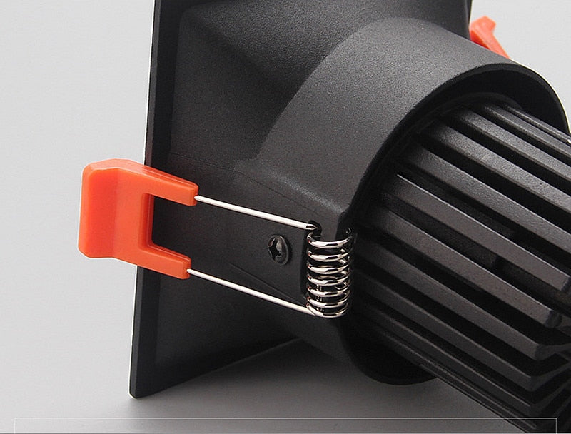 Super Bright Recessed square LED Dimmable Downlight COB 7W 10W 15W 18W LED Spot light LED decoration Ceiling Lamp AC85-265V