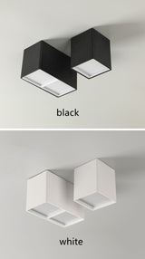 Square COB LED dimmable Downlights Surface Mounted LED Ceiling Lamps Spot Light LED Downlights AC85-265V