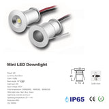 Mini LED Ceiling Spotlight Recessed 1W DC12V Downlight Showcase Kitchen Cabinet Stair Spot Light Dimmable