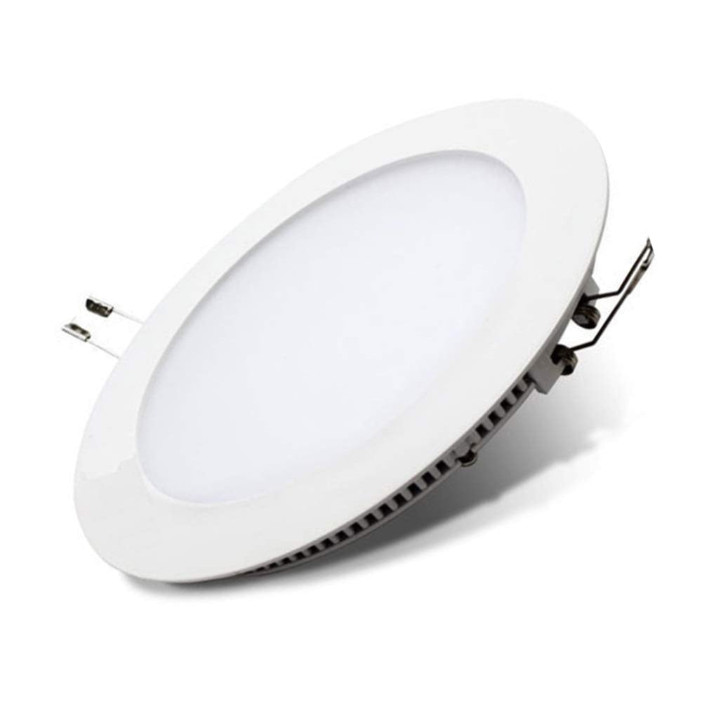 LED Panel Light Warm/Natural/Cold White Ultra Thin Downlight Round Recessed Ceiling Light for Living Room Conference Room