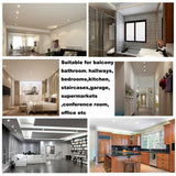 LED Panel Light Warm/Natural/Cold White Ultra Thin Downlight Round Recessed Ceiling Light for Living Room Conference Room