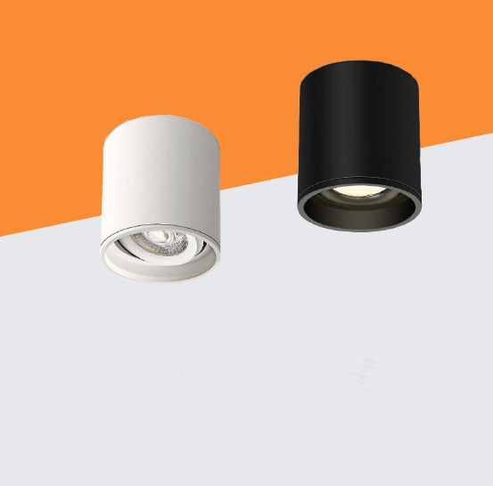 Dimmable LED spotlight 7W 9W 12W 15W 18W 110v/220v downlight angle adjustable ceiling type living room bedroom household spotlight