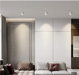 Dimmable LED spotlight 7W 9W 12W 15W 18W 110v/220v downlight angle adjustable ceiling type living room bedroom household spotlight