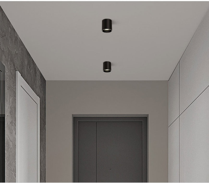 Dimmable LED spotlight 7W 9W 12W 15W 18W 110v/220v downlight angle adjustable ceiling type living room bedroom household spotlight