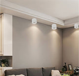 Dimmable LED spotlight 7W 9W 12W 15W 18W 110v/220v downlight angle adjustable ceiling type living room bedroom household spotlight