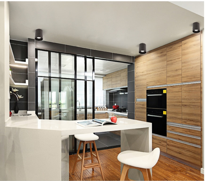 Dimmable LED spotlight 7W 9W 12W 15W 18W 110v/220v downlight angle adjustable ceiling type living room bedroom household spotlight