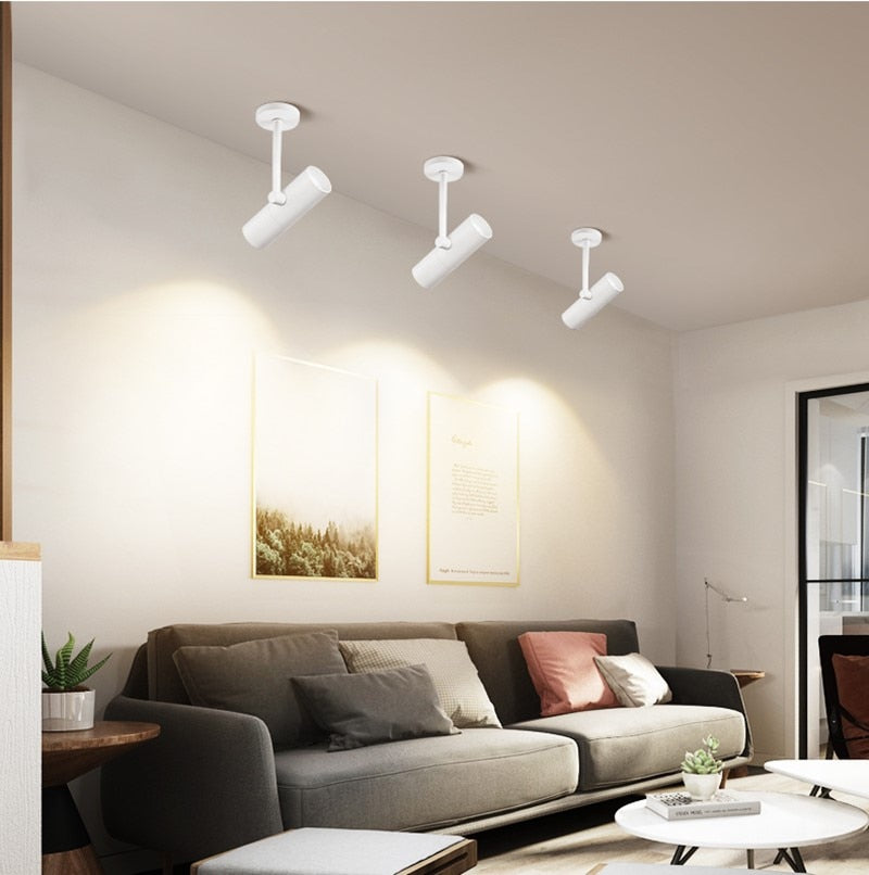 Dimmable LED COB Ceiling Light Surface Mount Downlight Spotlight 7W 10W 15W 18W Backlight Ceiling Indoor Lighting