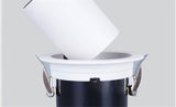Stretch Dimmable COB Ceiling Downlight 12W 15W Embedded 360 Degree Rotation LED Spot Lighting AC85V-265V