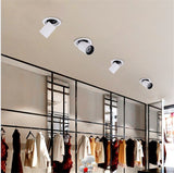 Stretch Dimmable COB Ceiling Downlight 12W 15W Embedded 360 Degree Rotation LED Spot Lighting AC85V-265V