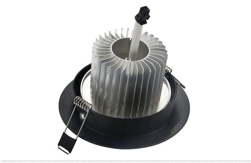 DBF Black Body Dimmable 3W 4W 5W 7W 9W 12W Angle Adjustable LED Recessed Downlight AC110V/220V LED Ceiling Spot Lamp Home Decor