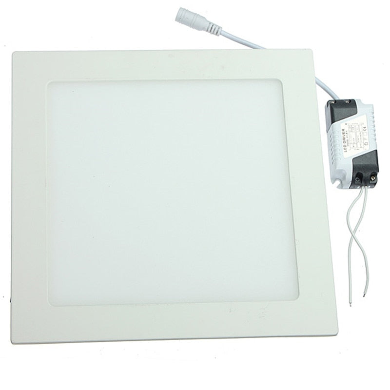 Ultra thin 3W 6W 9W 12W 15W 25W LED downlight Square LED panel / painel light 4000K bedroom luminaire Ceiling Recessed lamp