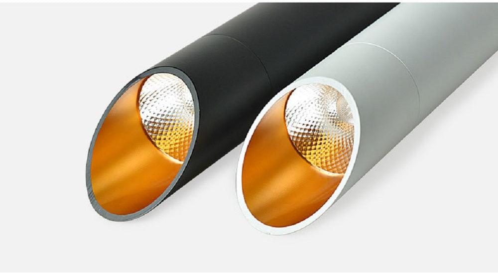 Tinlaibor LED Downlight Free bulb GU10 Downlights 7W spot light Kitchen Table Pipe Tube Lamp Dining Room Bar Counter Shop