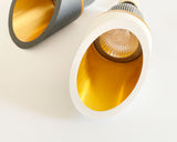 Tinlaibor LED Downlight Free bulb GU10 Downlights 7W spot light Kitchen Table Pipe Tube Lamp Dining Room Bar Counter Shop