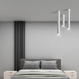 Nordic modern led ceiling lamp surface mounted spotlight circular long tube indoor aluminum downlight bar shop corridor lights