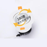 Dimbare Ronde Verzonken Led Downlights 5W 7W 9W 12W 15W 18W Cob Led Plafond lamp Spot Verlichting AC110-220V Led Binnenverlichti