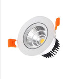 Dimbare Ronde Verzonken Led Downlights 5W 7W 9W 12W 15W 18W Cob Led Plafond lamp Spot Verlichting AC110-220V Led Binnenverlichti