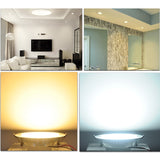 LED Downlight 220V 1pc/4pcs 3W-18W Silver White Ultra Thin Recessed LED Spot Lighting For Kitchen Ceiling Indoor 15W