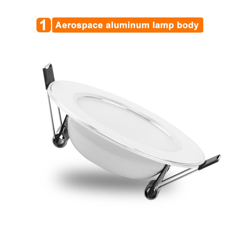 New Design LED Downlight 3W 5W 7W 9W 12W 15W 220V 240V Round LED Lamp Ceiling Light Indoor Lighting Bedroom Kitchen LED Lighting